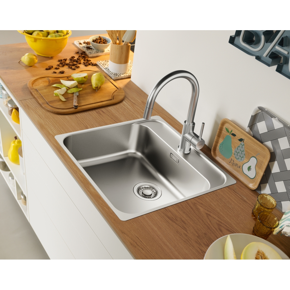 Змішувач для кухні Franke Smart Glenda J Нержавіюча сталь (115.0747.474) ціна 10868 грн - фотографія 2