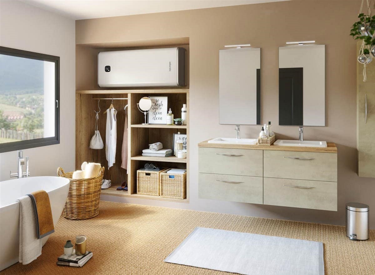 Водонагрівач Atlantic Vertigo Steatite WI-FI 120 ES-MP1002F250 WD (2250W) white (EG) відгуки - зображення 5