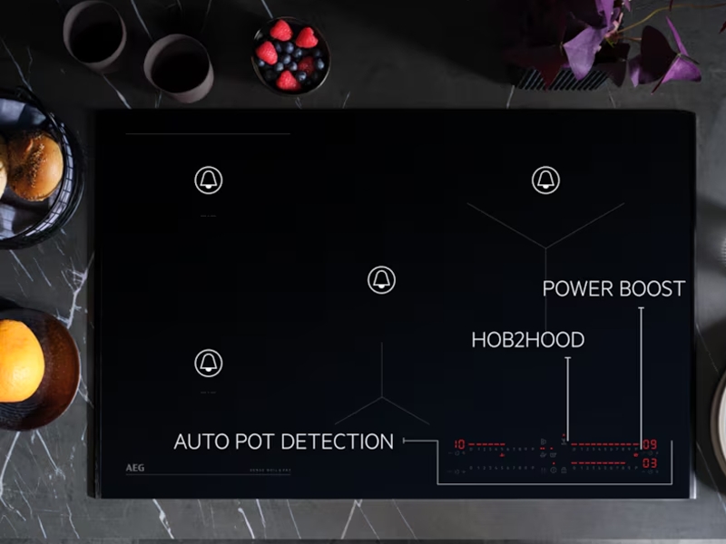 Варочная поверхность AEG TI84IB30FB цена 28399 грн - фотография 2