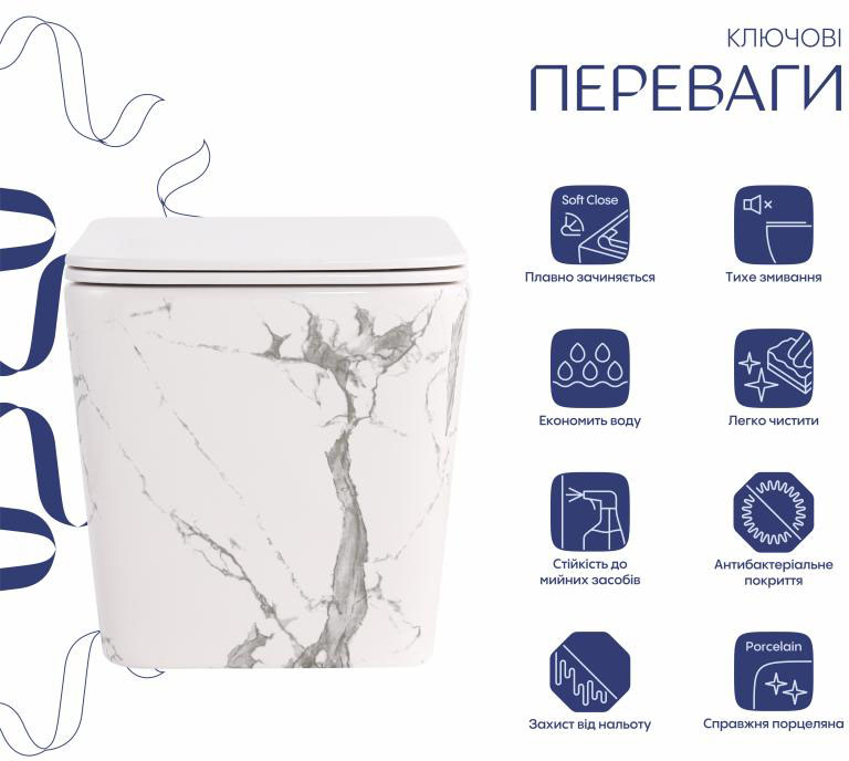 Унітаз підвісний Q-Tap Tern Ultra Quiet QTTER26MR49002 ціна 15128 грн - фотографія 2
