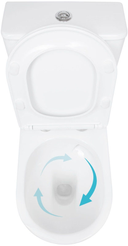 Унітаз-компакт Q-Tap Evia Ultra Quiet QTEVI27W49258 відгуки - зображення 5