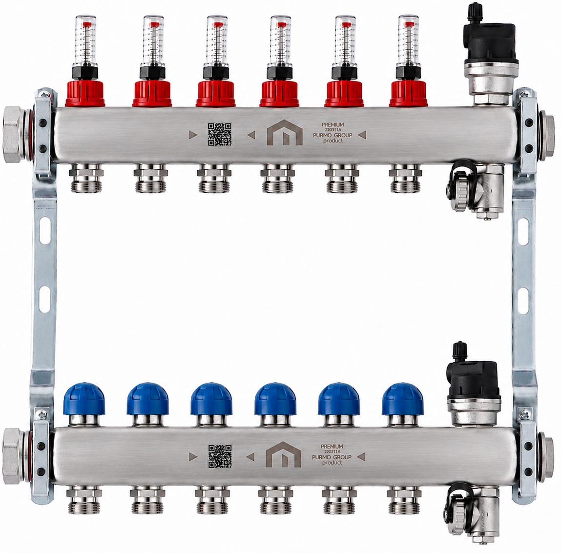 Purmo Premium Line 1″ x 3/4″ на 6 контуров (FBWMSST0640142P0)