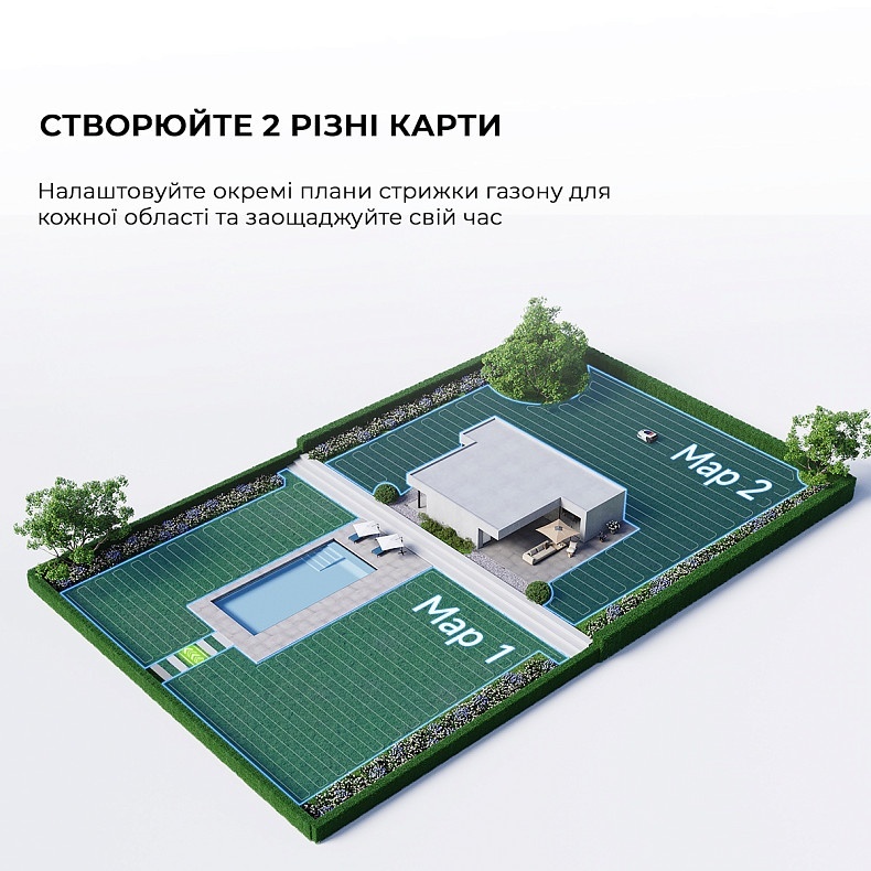 в асортименті Робот-газонокосарка Dreame A1Pro в магазині - фото 18