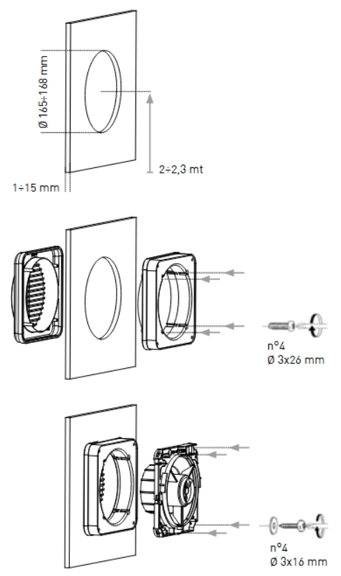 Aspira Glass N (AP0900) Габаритні розміри