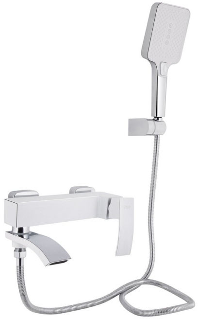 Змішувачі для ванної Q-Tap Swan Cascada QTSWA260CRW45569 Chrome/White