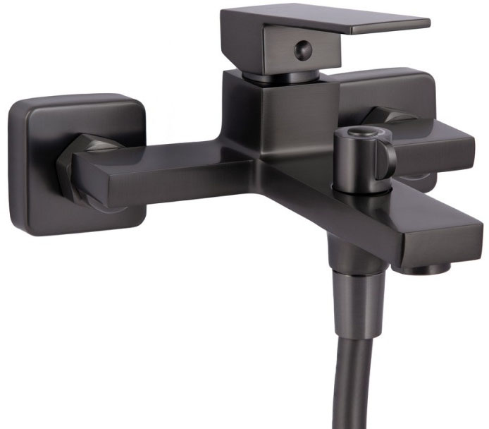 Змішувачі для ванної Q-Tap Gemini QTGEM259GMB45684 Gunmetal Black PVD ціна 3691 грн - фотографія 2