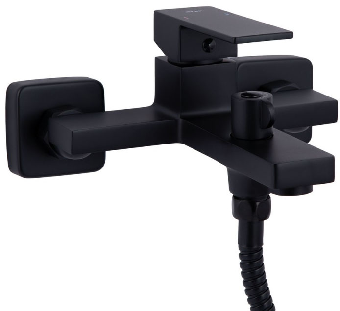 Змішувачі для ванної Q-Tap Gemini QTGEM259BLM45682 Black Matt ціна 3356 грн - фотографія 2