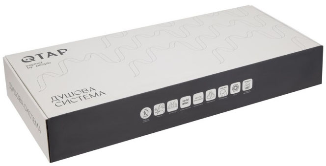 Душова система Q-Tap Presto QTPRE111CRM45575 Chrome зовнішній вигляд - фото 9