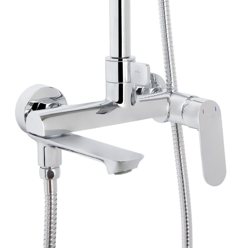 Душевая система Q-Tap Evia QTEVI111CRM47583 Chrome цена 5460 грн - фотография 2