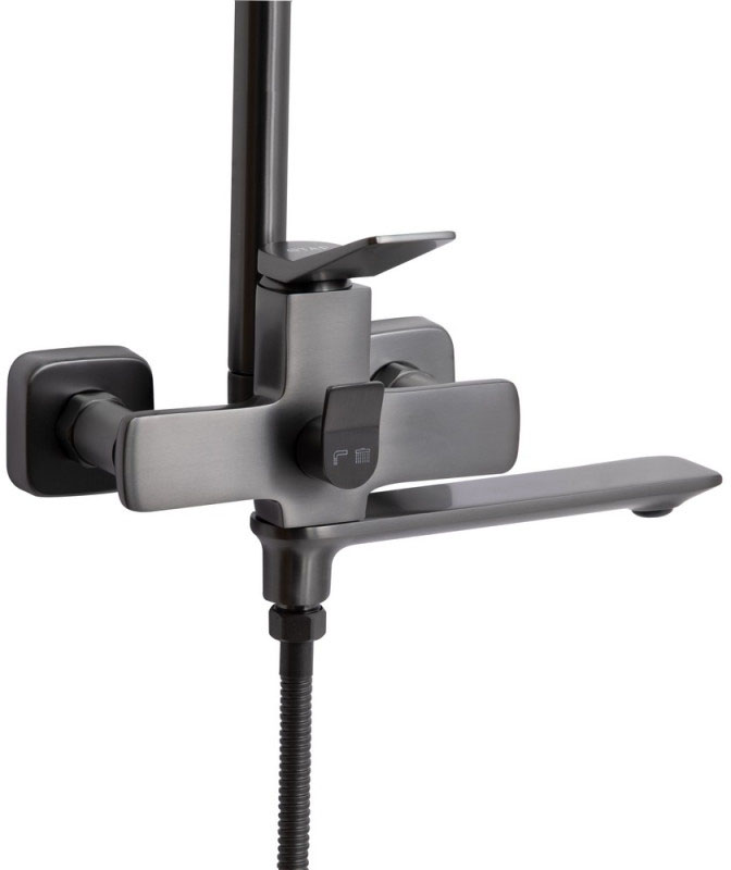 в продаже Душевая система Q-Tap Presto QTPRE111GRP45585 Graphite - фото 3