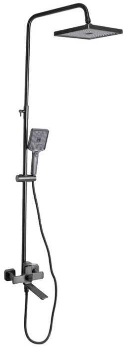 Душевая система Q-Tap Presto QTPRE111GRP45585 Graphite