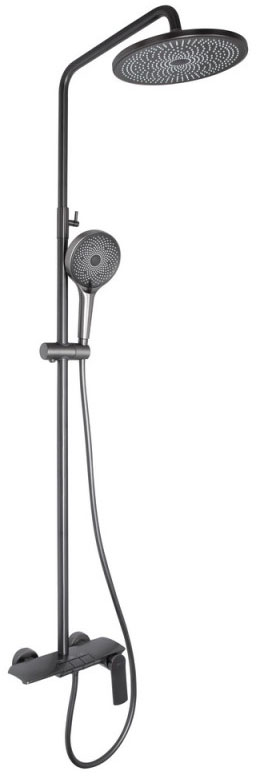 Душевая система Q-Tap Slavonice QTSLA111GMB45905 Gunmetal Black PVD