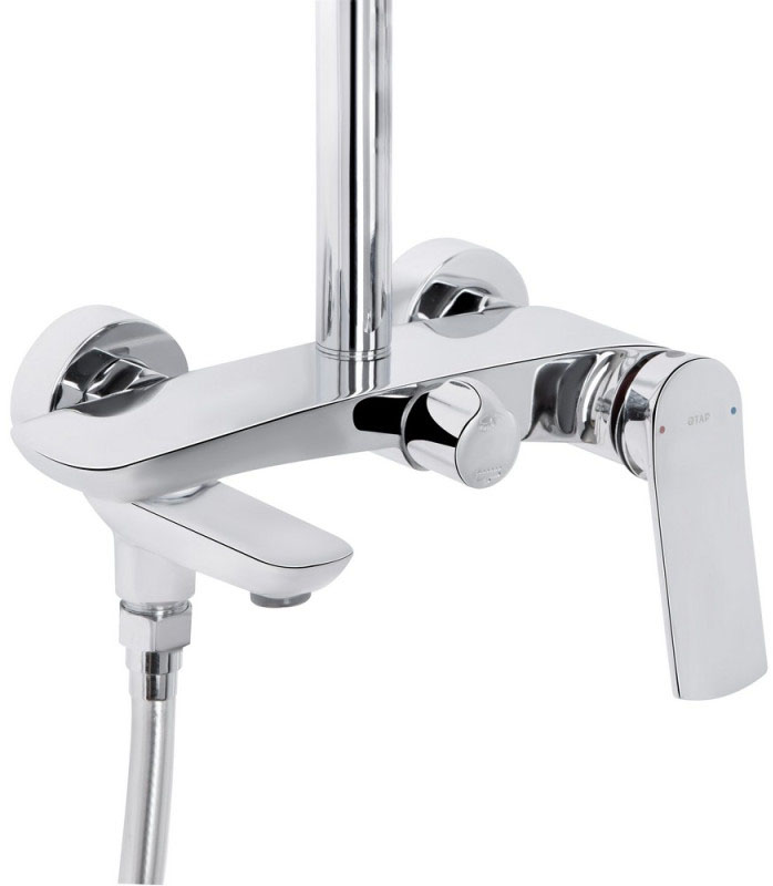 Душевая система Q-Tap Slavonice QTSLA111CRM45909 Chrome цена 11743 грн - фотография 2
