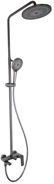 Душевая система Q-Tap Slavonice QTSLA111GMB45910 Gunmetal Black PVD
