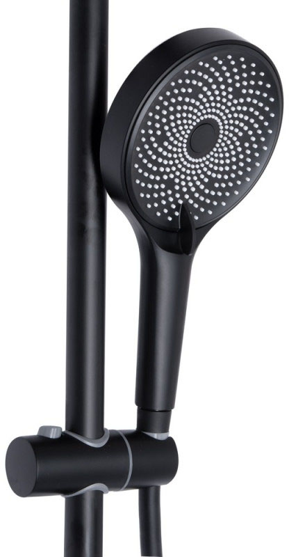 в продаже Душевая система Q-Tap Slavonice QTSLA111BLM45906 Black Matt - фото 3