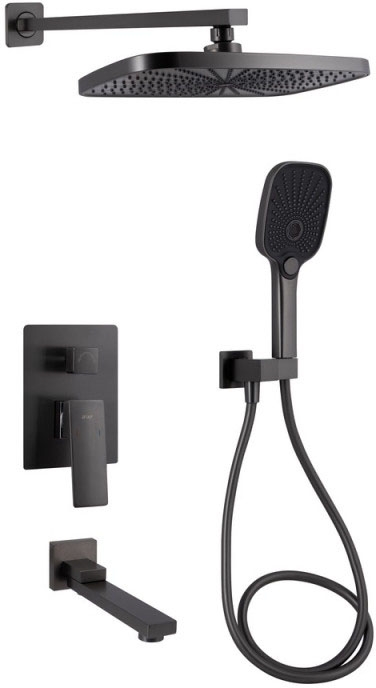 Q-Tap Gemini QTGEM114GMB45704 Gunmetal Black PVD