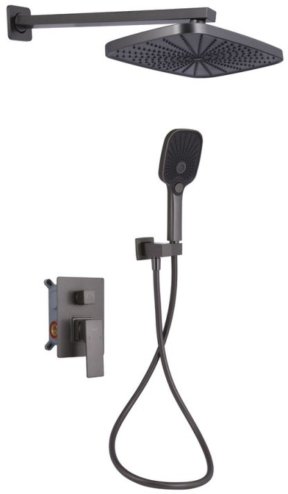 Q-Tap Gemini QTGEM113GMB45698 Gunmetal Black PVD
