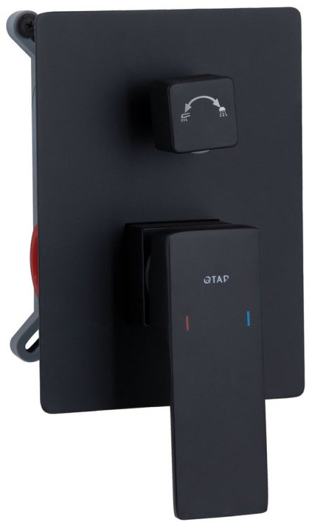 Душевая система Q-Tap Gemini QTGEM113BLM45697 Black Matt цена 8388 грн - фотография 2