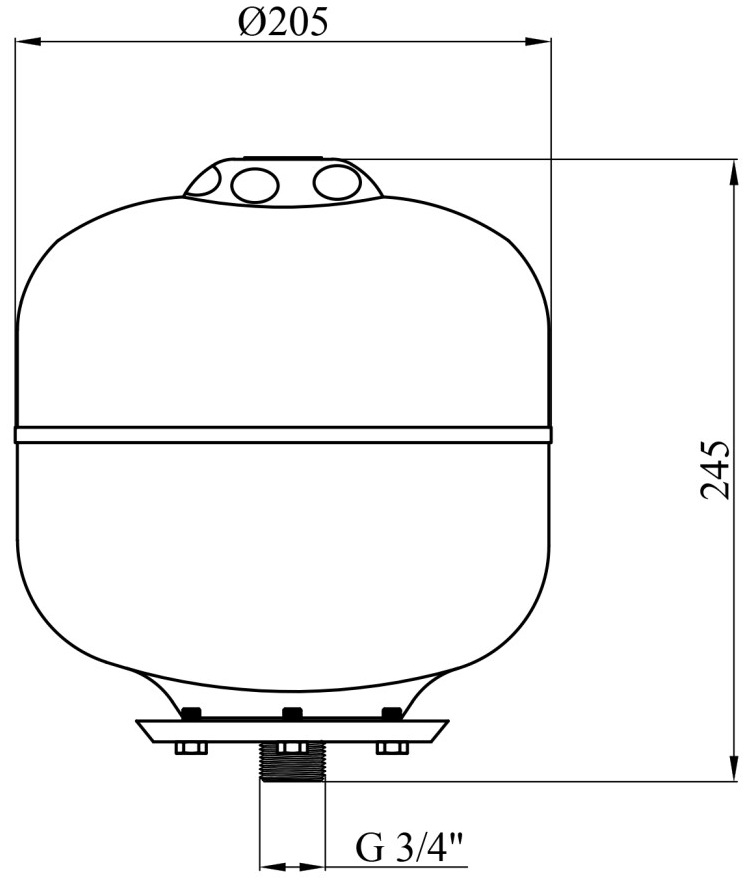 Grandwater PTV5 (CV032234) Габаритные размеры