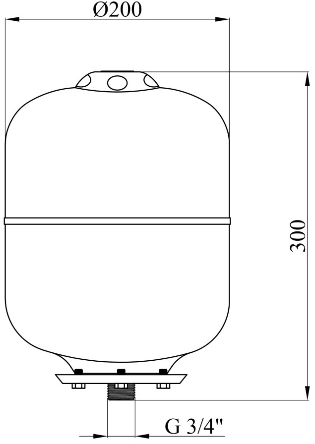 Grandwater PTV8 (CV031869) Габаритные размеры
