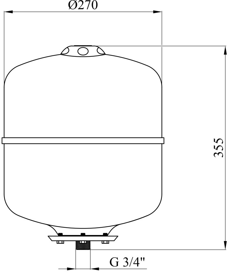 Grandwater PTV12 (CV031870) Габаритные размеры