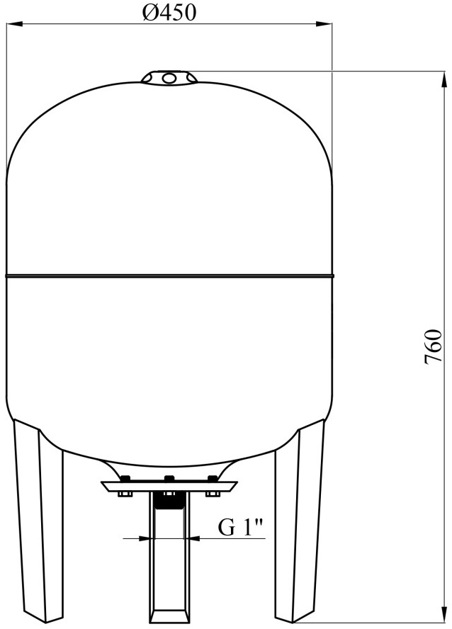 Grandwater PTV100 (CV031240) Габаритные размеры