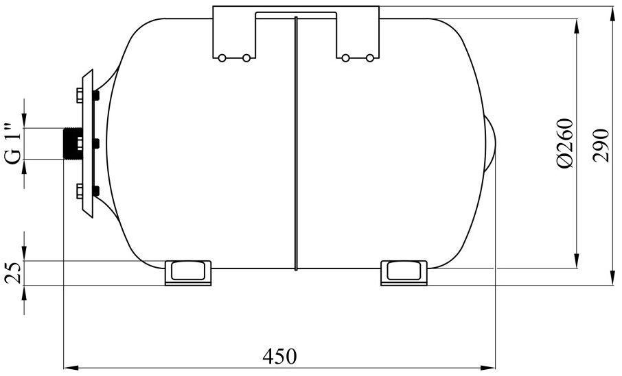 Grandwater PTH24 (CV025583) Габаритные размеры