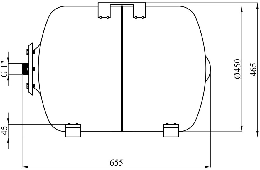 Forwater PTH100 (CV011401) Габаритные размеры