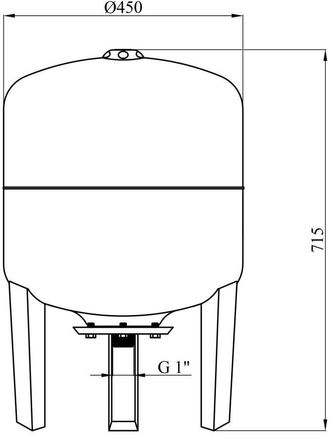 Forwater PTV80 (CV021907) Габаритные размеры