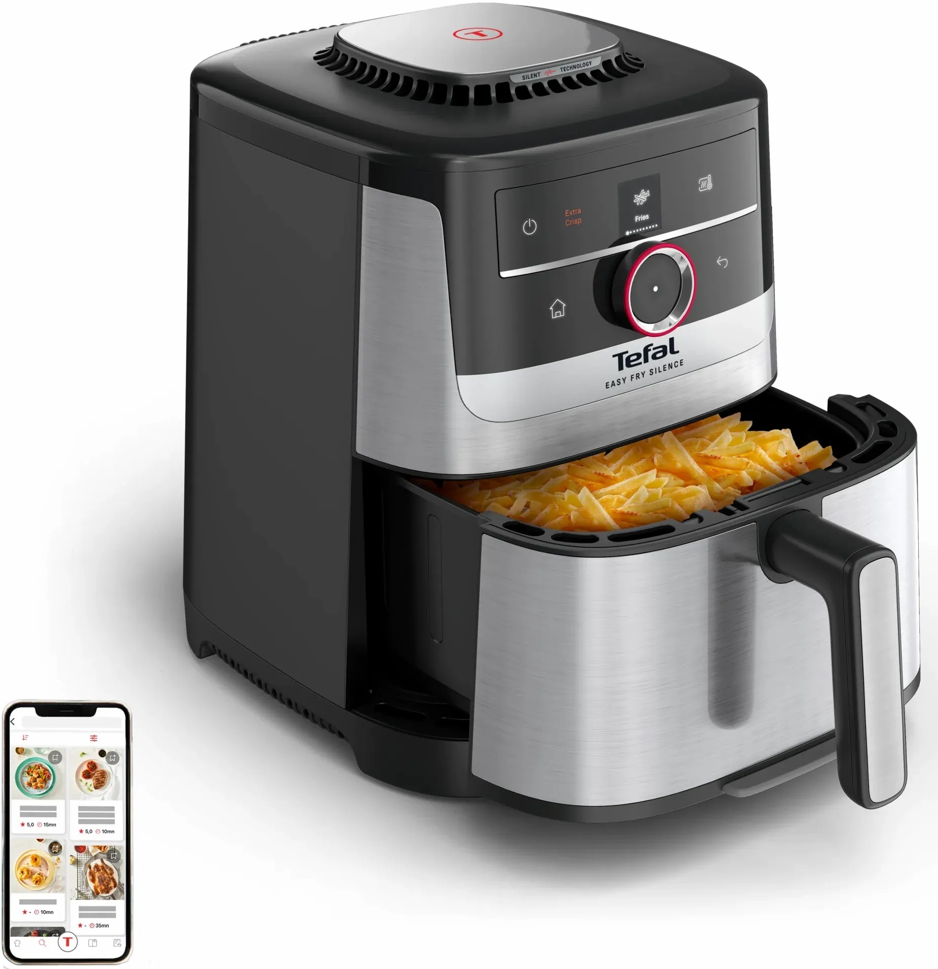 Мультипечь Tefal Easy Fry Silence Smart EY572DE1 цена 5999 грн - фотография 2
