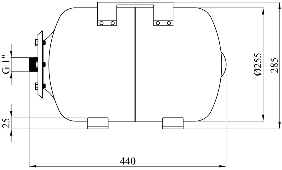 Grandwater PTH24SS (CV017570) Габаритні розміри