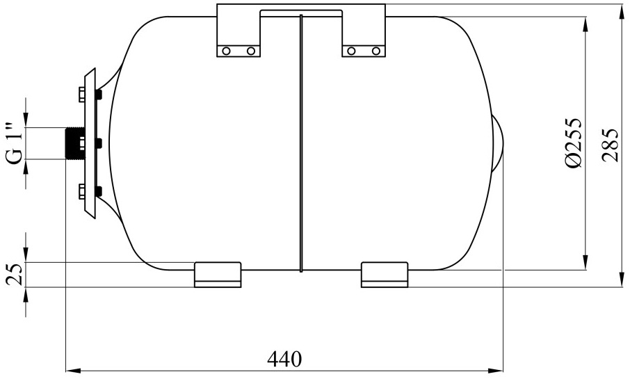Forwater PTH24SS (CV012491) Габаритні розміри