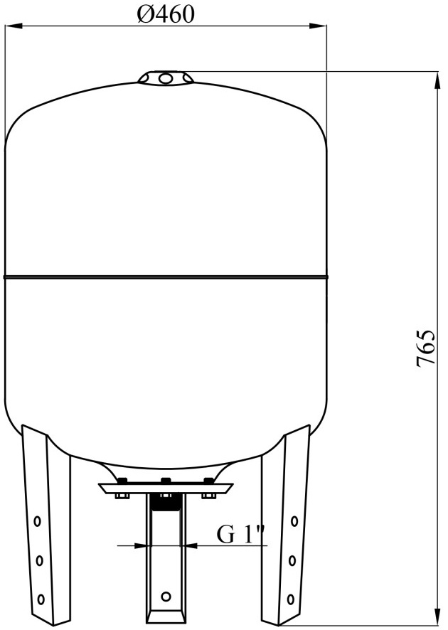 Forwater PTV80SS (CV017890) Габаритні розміри
