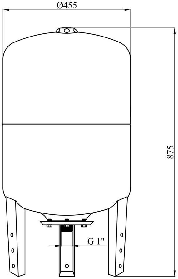 Forwater PTV100SS (CV017948) Габаритні розміри