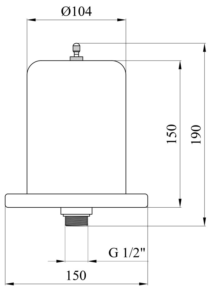 Forwater PTV1 (CV014452) Габаритные размеры