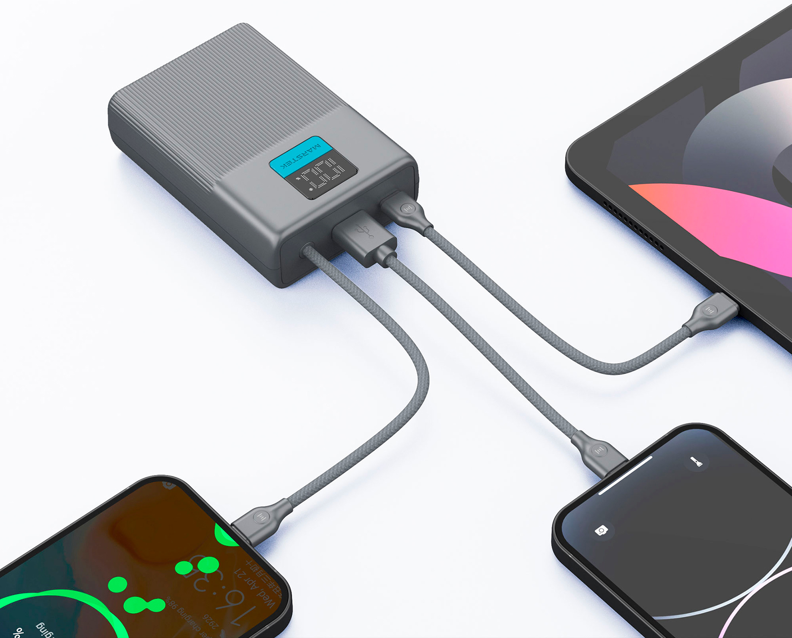продаємо Marstek Textured Power Bank P265L (22.5 Вт, 10000 мА·год) в Україні - фото 4