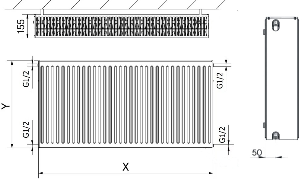 Terra Teknik 33K 300x1400 (6544401) Габаритные размеры