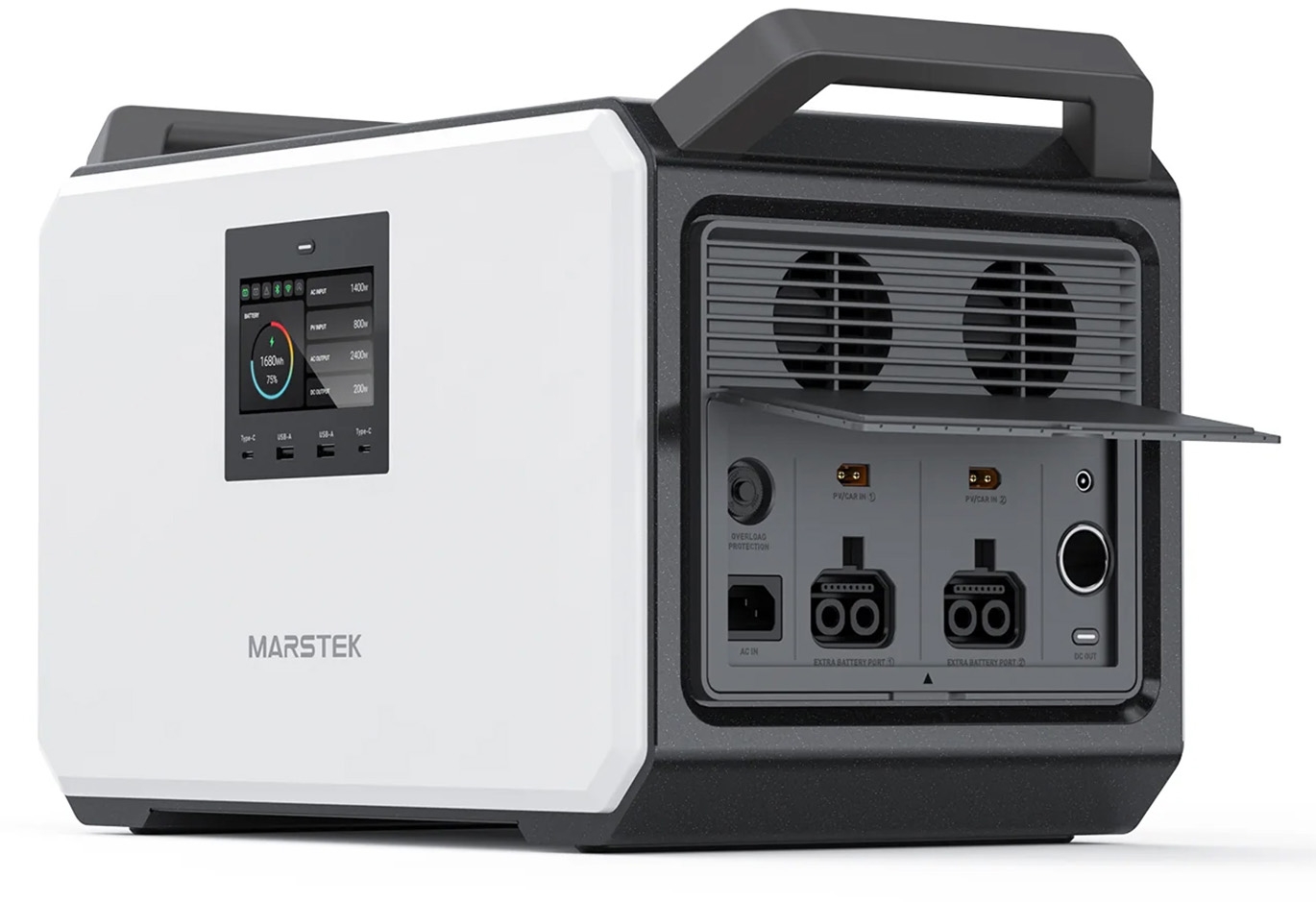 Портативная зарядная станция Marstek Mercury M2200 2400W 2240Wh цена 59999 грн - фотография 2