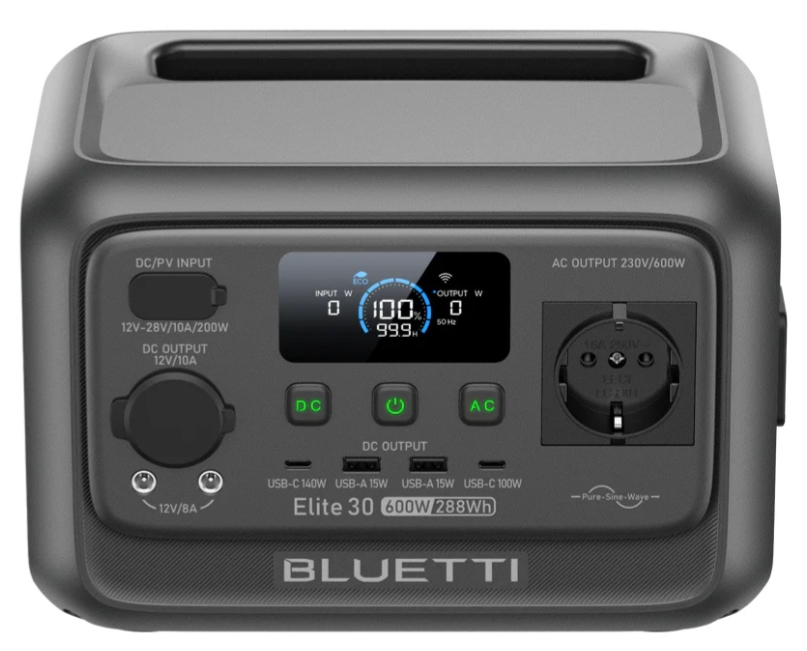 Портативна зарядна станція Bluetti Elite 30 V2, 600 Вт ціна 14999 грн - фотографія 2