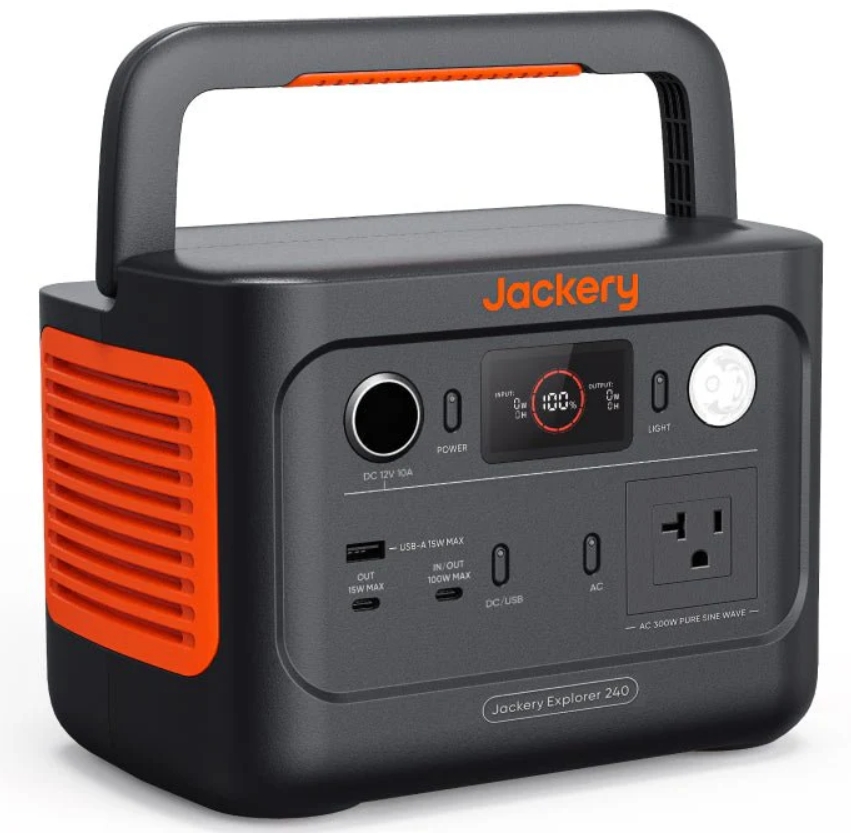 Портативна зарядна станція Jackery Explorer 240 V2 256Wh/300W (21-0001-000213) ціна 11999 грн - фотографія 2