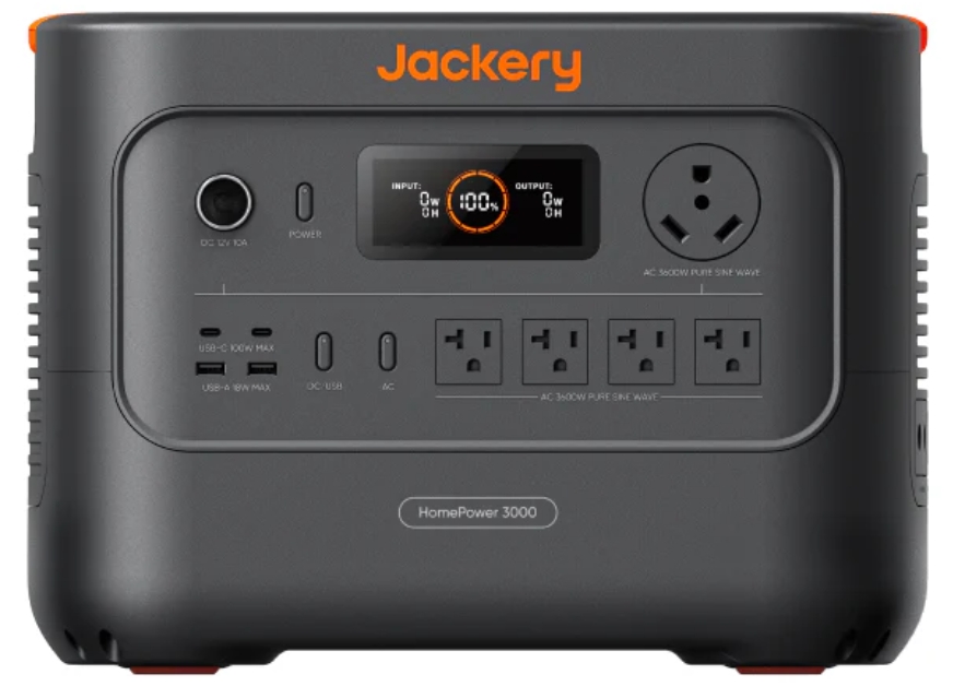 Jackery Explorer 3000 V2, (21-0001-000312), 3600Вт / 3072Вт*год