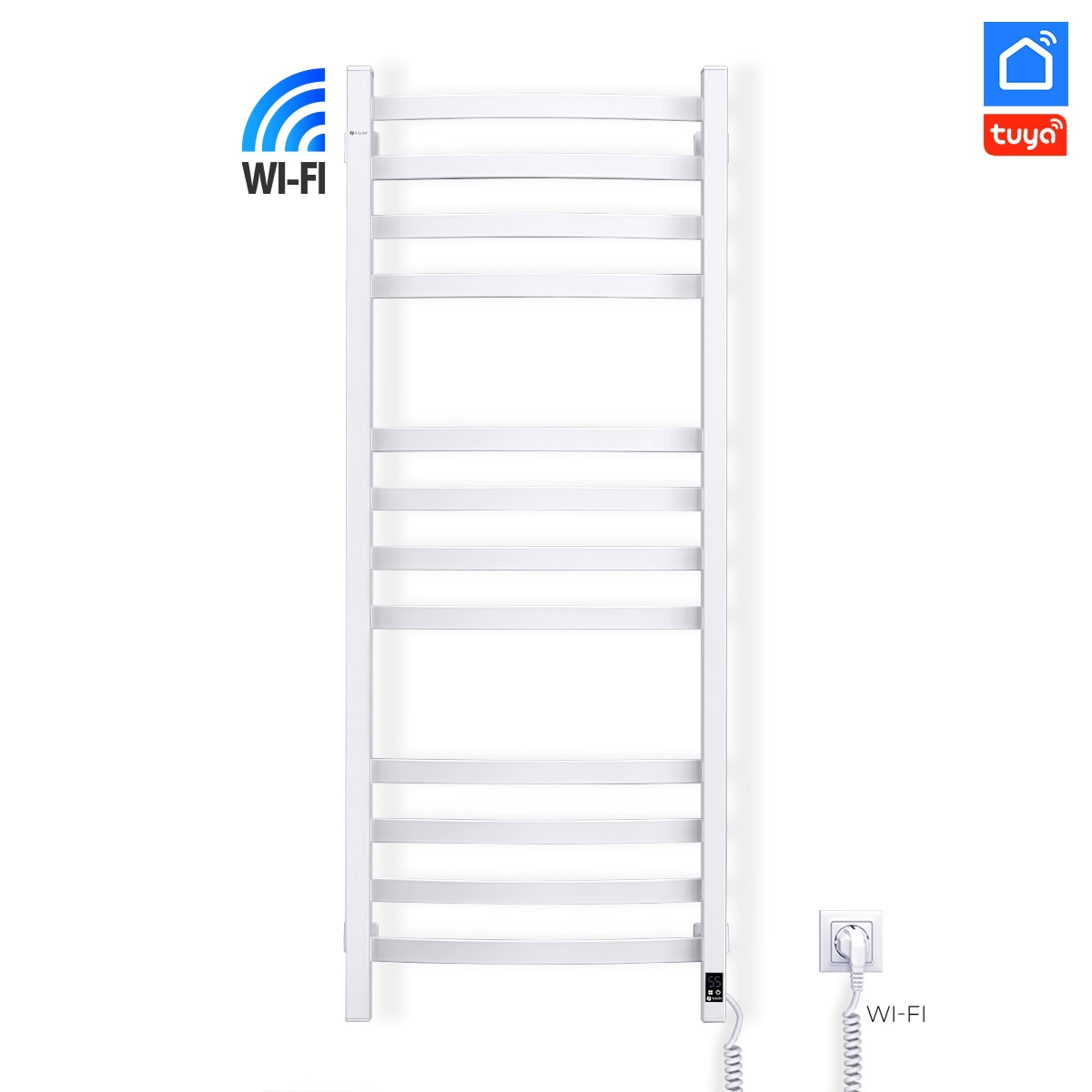 Полотенцесушитель Navin Avalon 480x1200 Sensor с Wi-Fi (12-103155-4812) отзывы - изображения 5