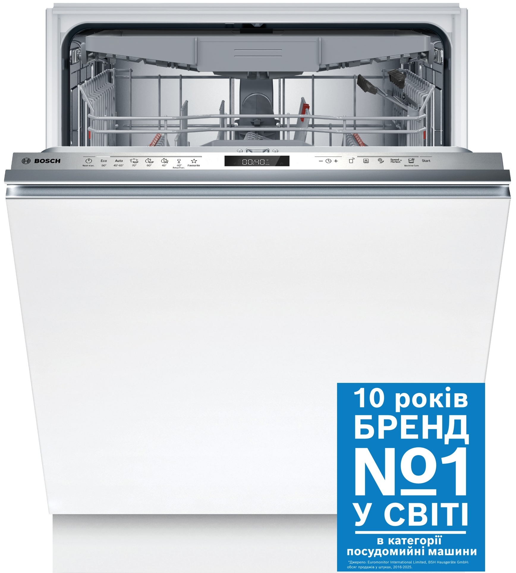 Посудомийна машина Bosch SMV6ECX86Q ціна 49999 грн - фотографія 2