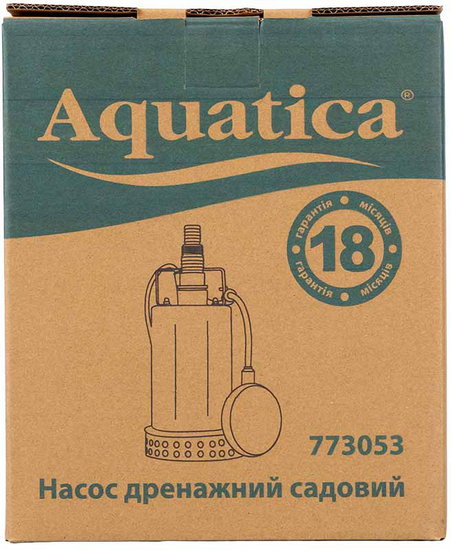 продукт Aquatica 0.4кВт Hmax 7м Qmax 130л/мин (773053) - фото 14