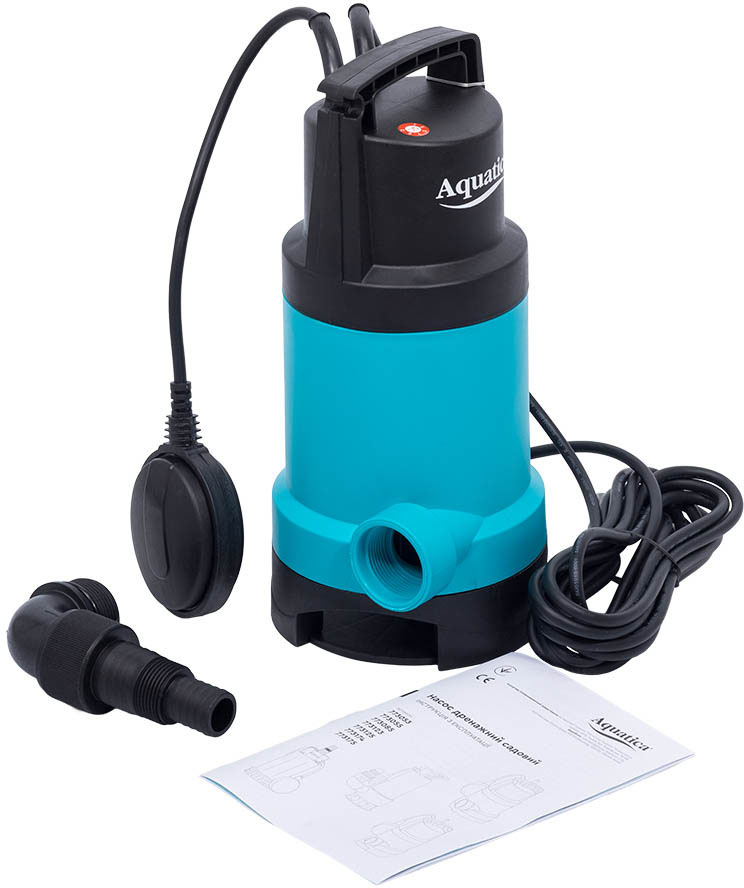 Насос дренажний Aquatica 0.75кВт Hmax 9.5м Qmax 220л/хв (773175)