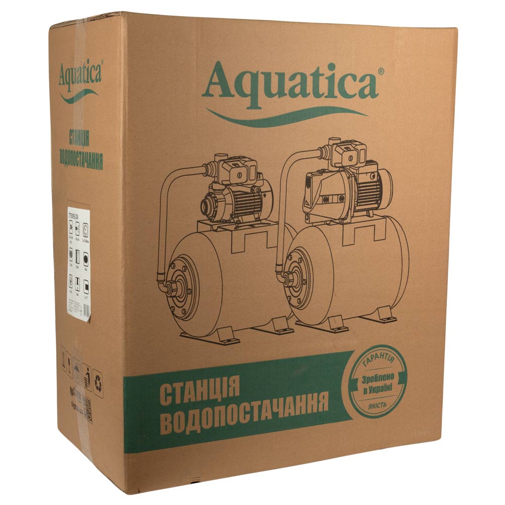 Насосная станция Aquatica 1.1кВт Hmax 55м Qmax 60л/мин (775093/50) инструкция - изображение 6