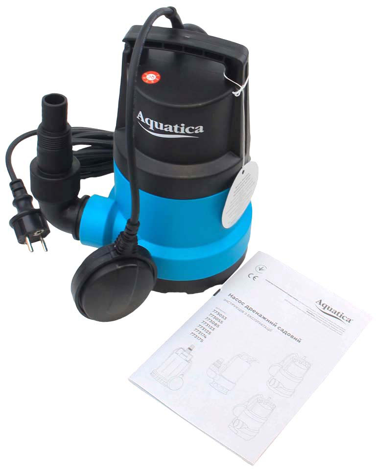 Насос дренажный Aquatica 0.25кВт Hmax 7м Qmax 133л/мин (773125) отзывы - изображения 5