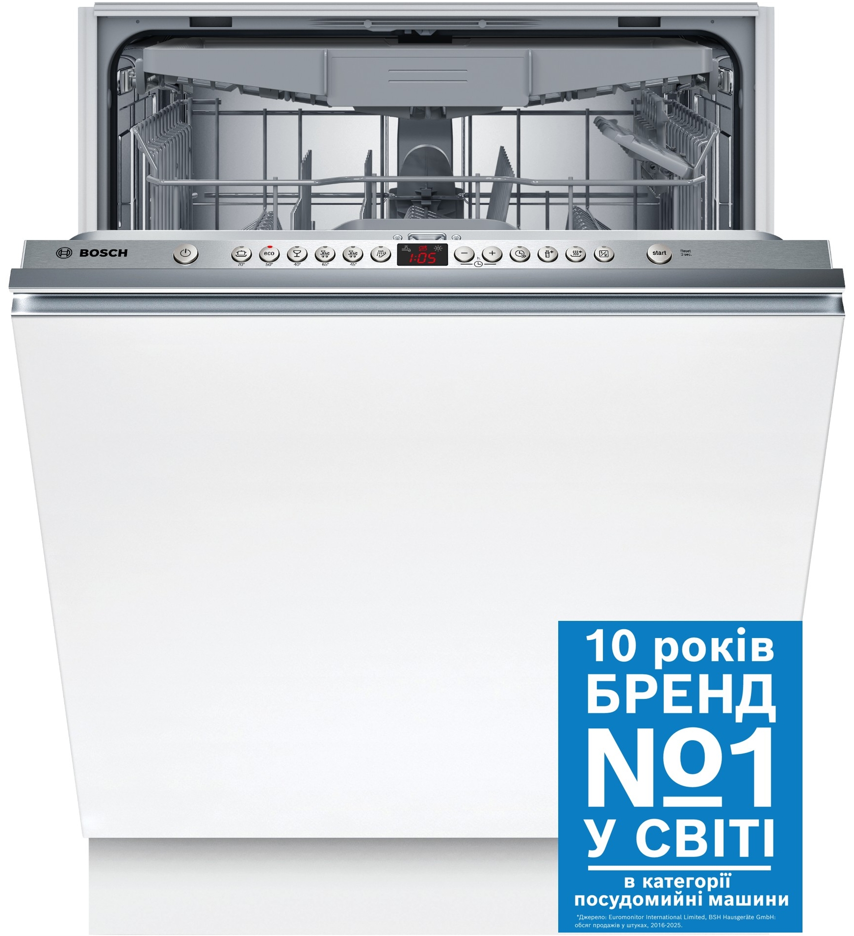 Посудомоечная машина Bosch SMV26EX14K цена 26999 грн - фотография 2