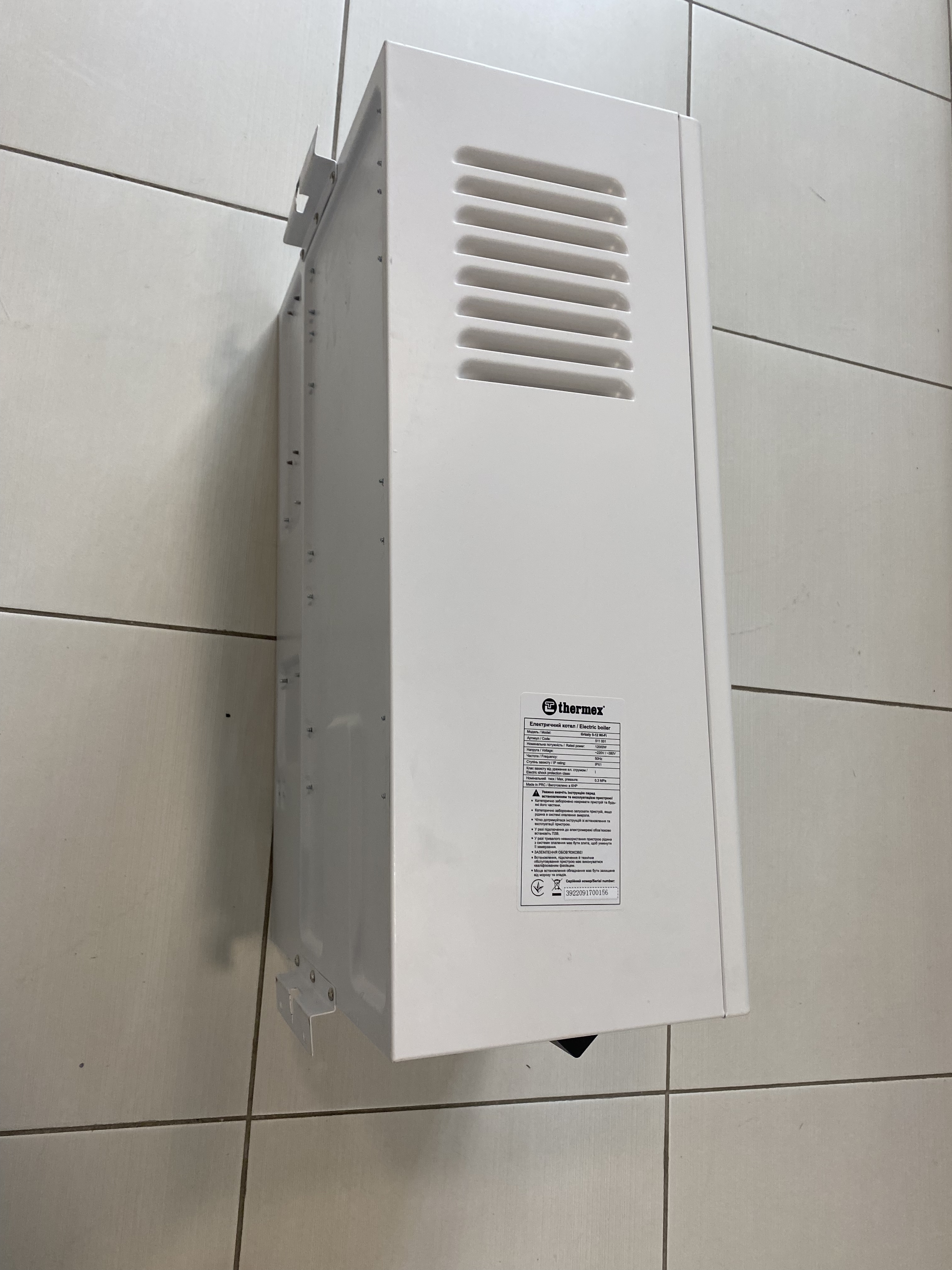 Электрический котел Thermex Grizzly 5-12 Wi-Fi уценка инструкция - изображение 6