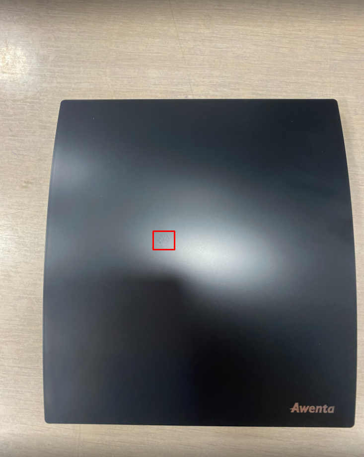 Кришка для вентилятора Awenta PECB125M Black Matte Уцінка ціна 338 грн - фотографія 2